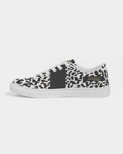 Load image into Gallery viewer, BW Leopard Men&#39;s Faux-Leather Sneaker
