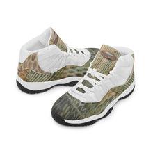 Load image into Gallery viewer, Fish Scales BG Basketball Sneakers (Stripe Customizable)
