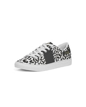 Load image into Gallery viewer, BW Leopard Men&#39;s Faux-Leather Sneaker
