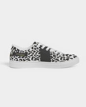 Load image into Gallery viewer, BW Leopard Men&#39;s Faux-Leather Sneaker
